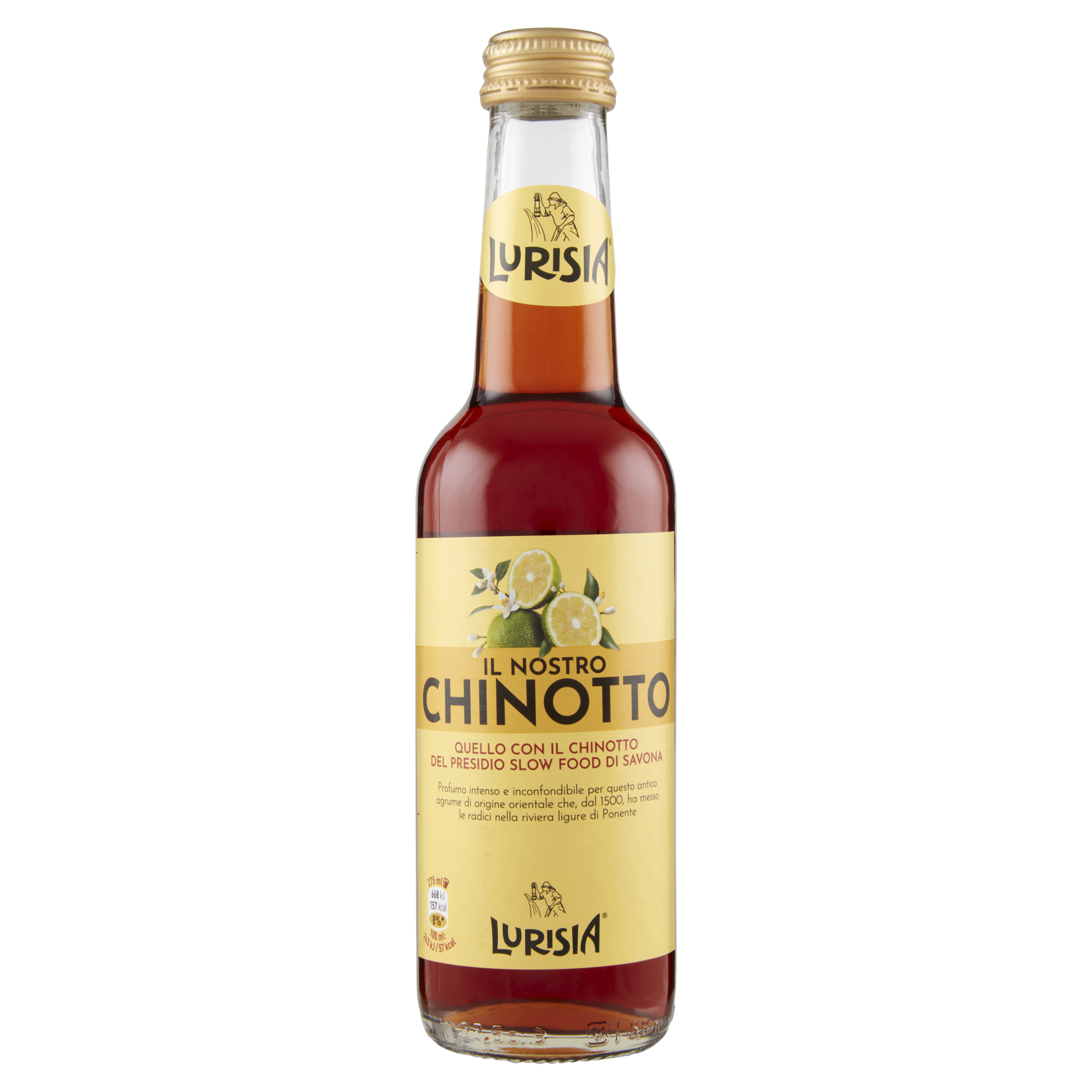 Lurisia Chinotto – Bitterorangenlimonade | 4x 275ml