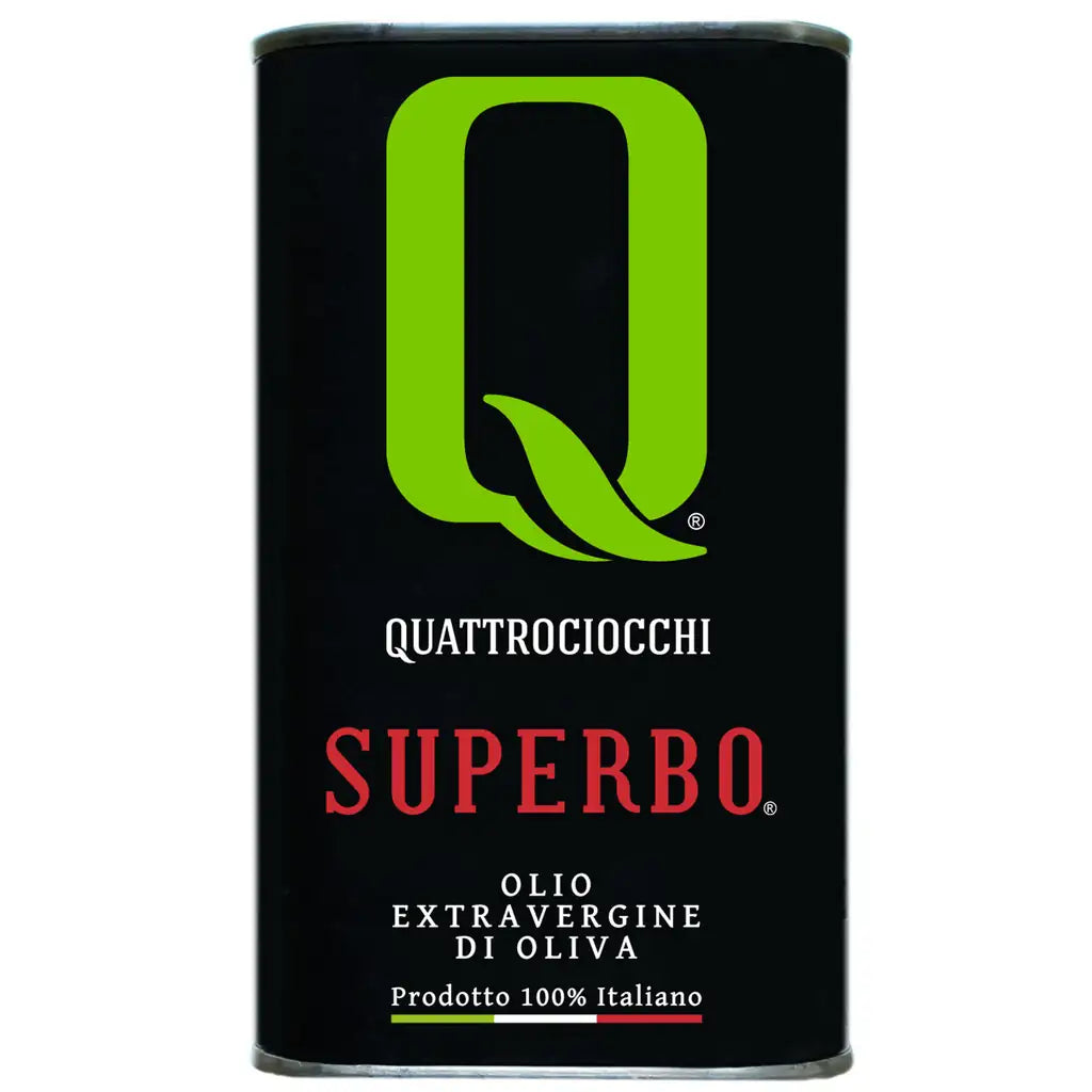 Quattrociocchi Superbo - Olivenöl nativ extra aus kontrolliertem Anbau | 500ml + 1000ml + 5000ml